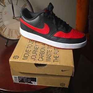 Nike Black and Red Sneakers
